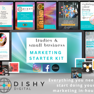 Marketing Starter Kit - Tradies & Small Businesses - Everything you need to start doing your own marketing in house!