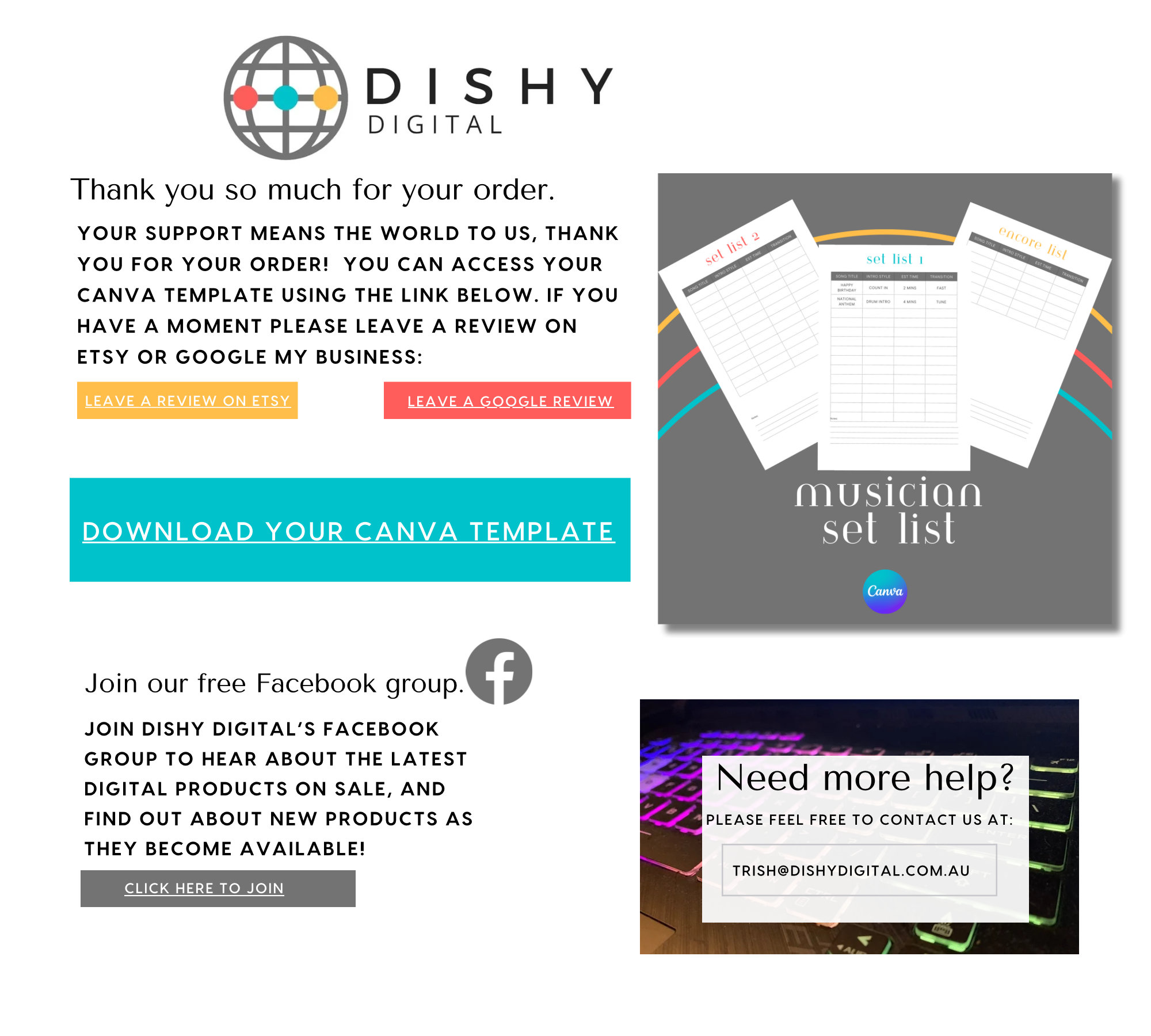 Musician Set List & Encore Info Sheets Templates editable in canva, Canva mock up, canva mock ups, canva listing, canva templates_4 Musician Set List & Encore Info Sheets Templates editable in canva, Canva mock up, canva mock ups, canva listing, canva templates