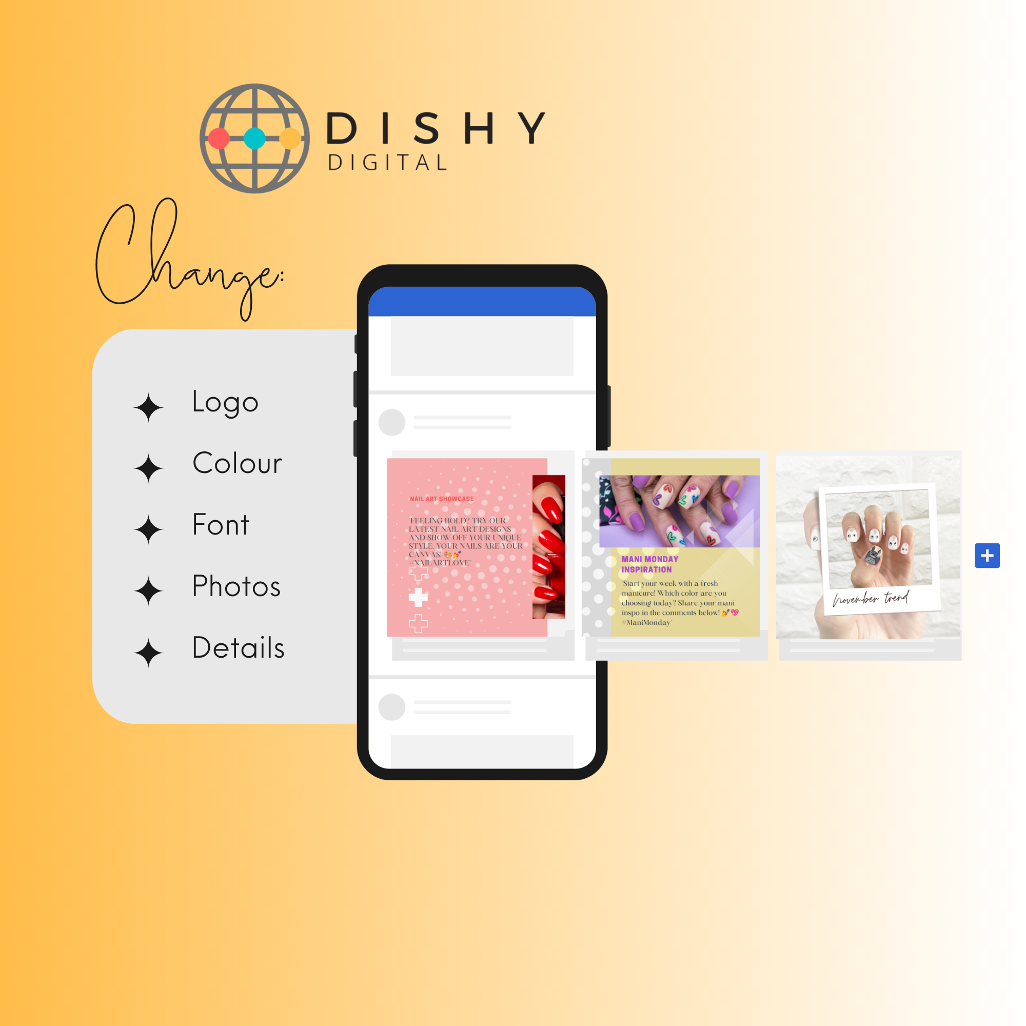30 Editable Nail Salon Social Media Templates – Canva Pack - Image 6